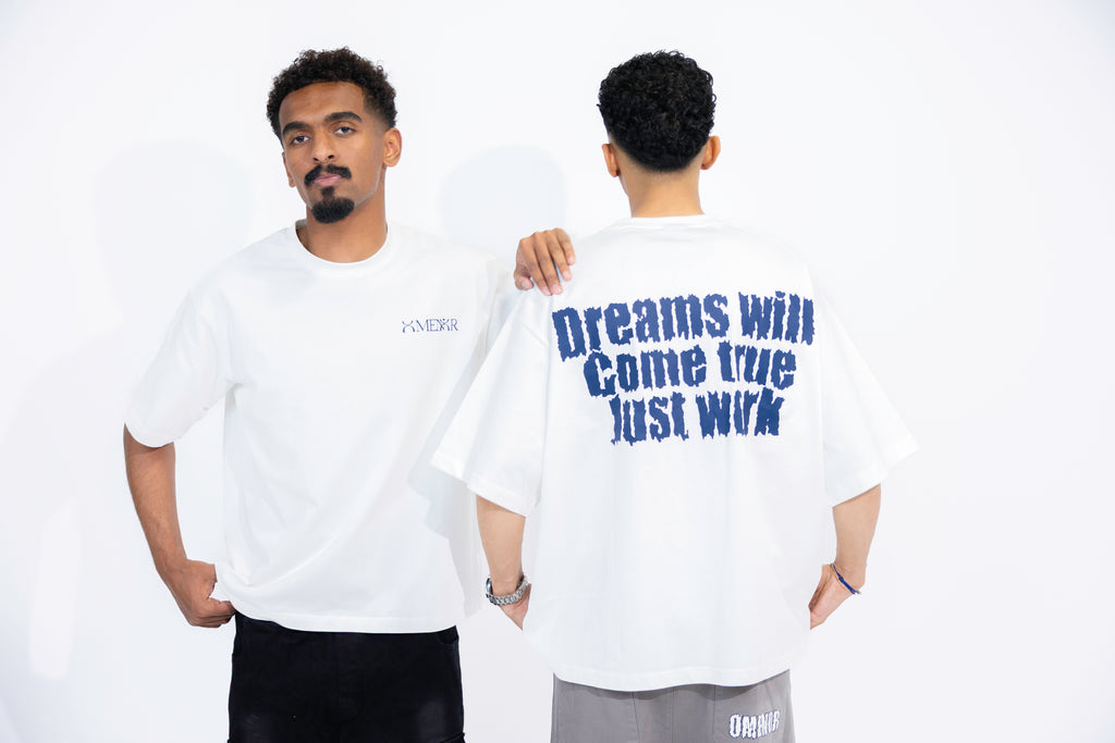 Oversized White T-Shirt – Dreamwork T-Shirt