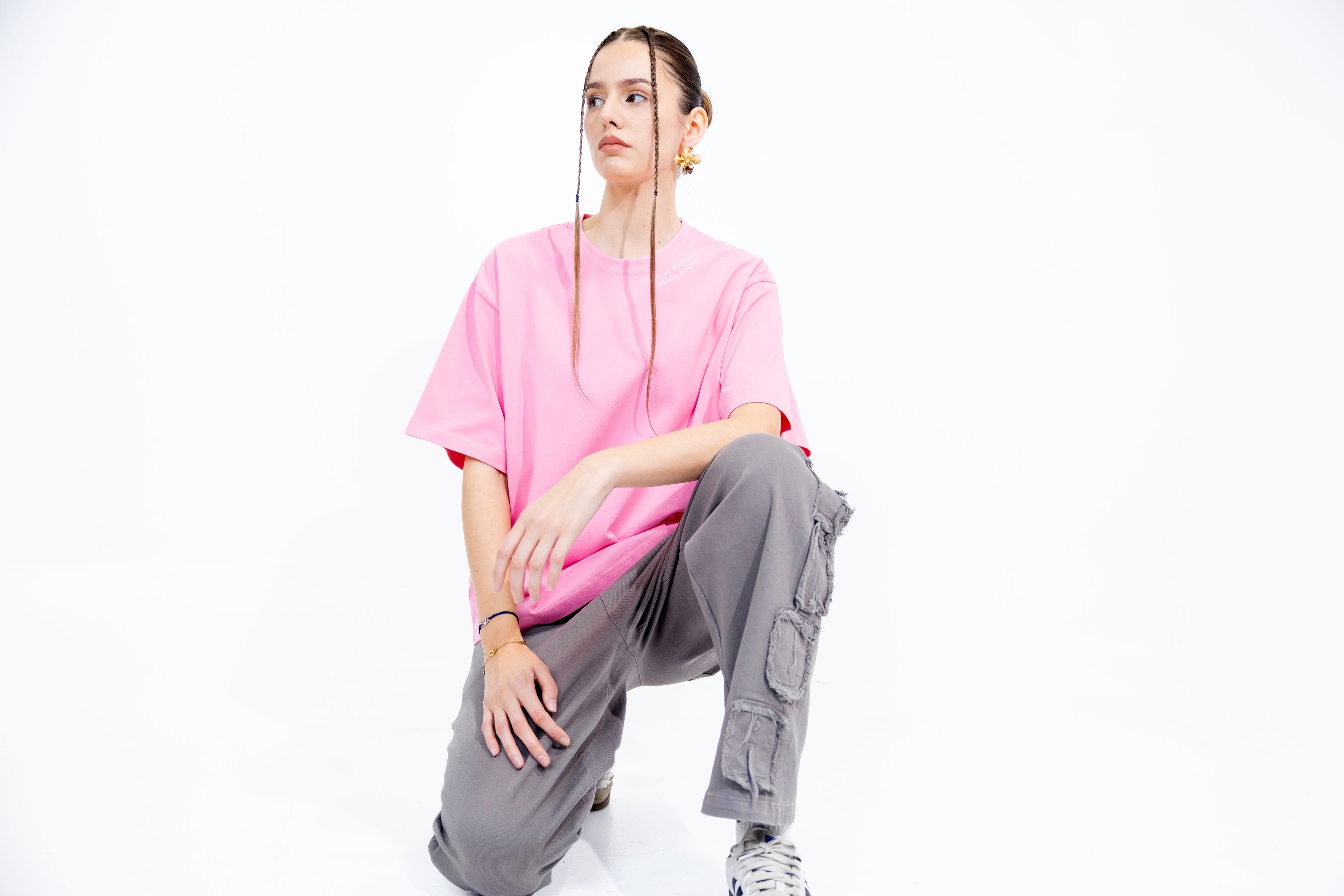 Trace Line Pants – Oversized Grey