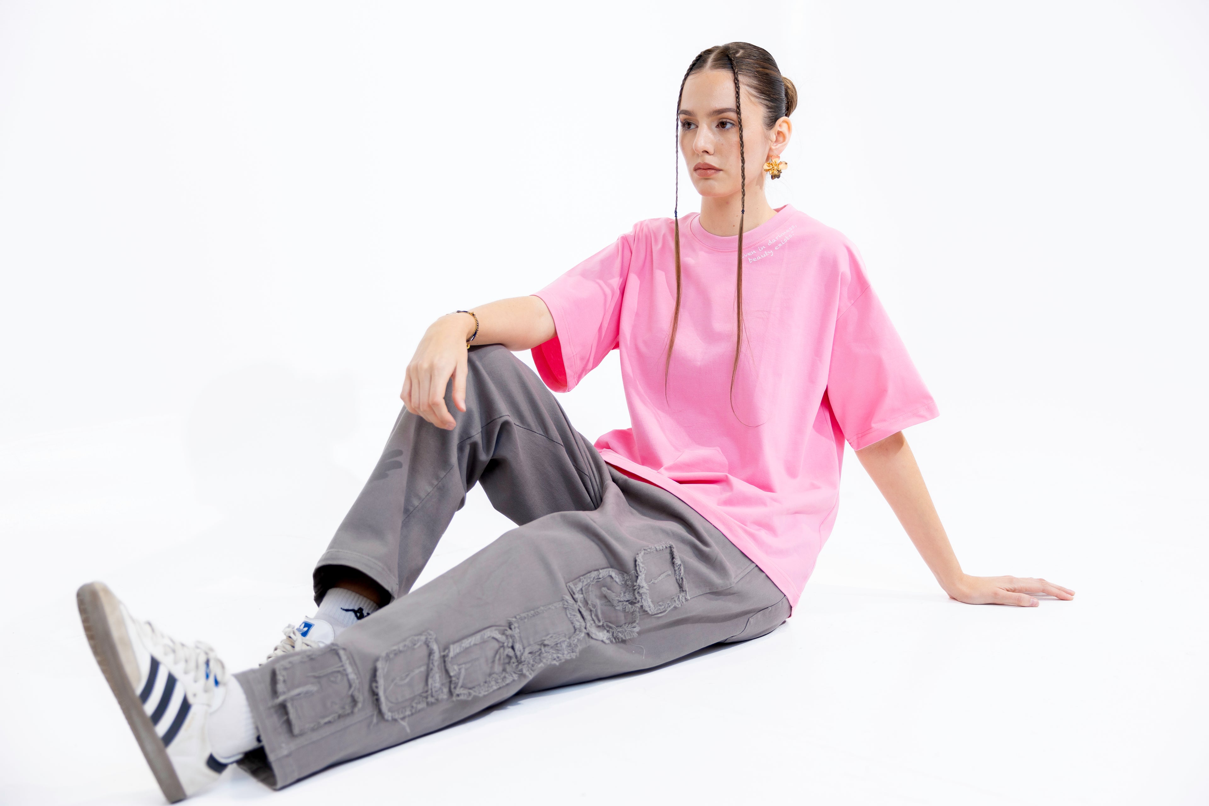 Trace Line Pants – Oversized Grey