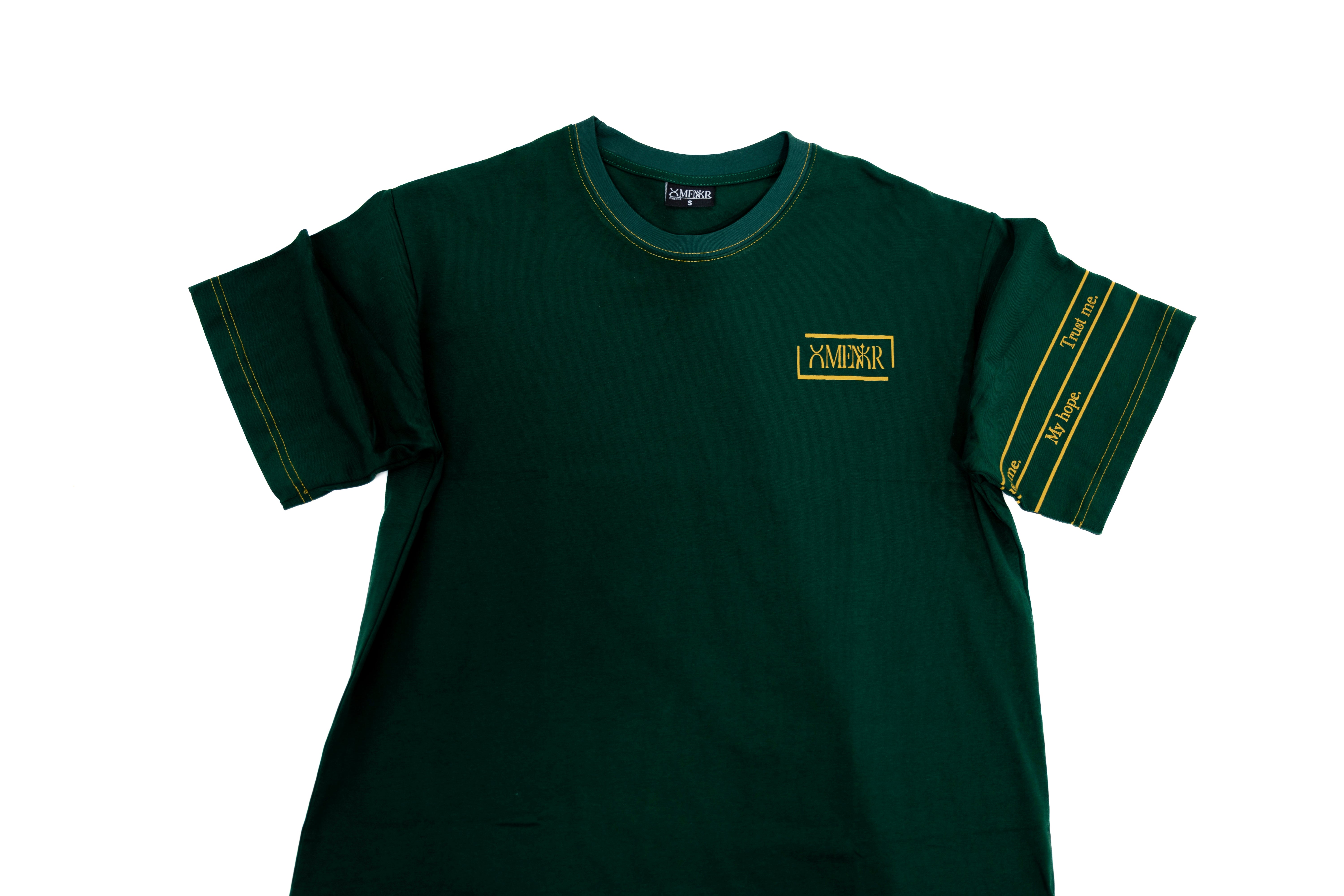 Trust T-Shirt – Oversized Dark Green – OMENOR